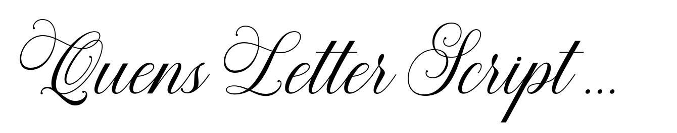 Quens Letter Script Regular